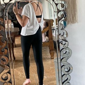 White workout shirt